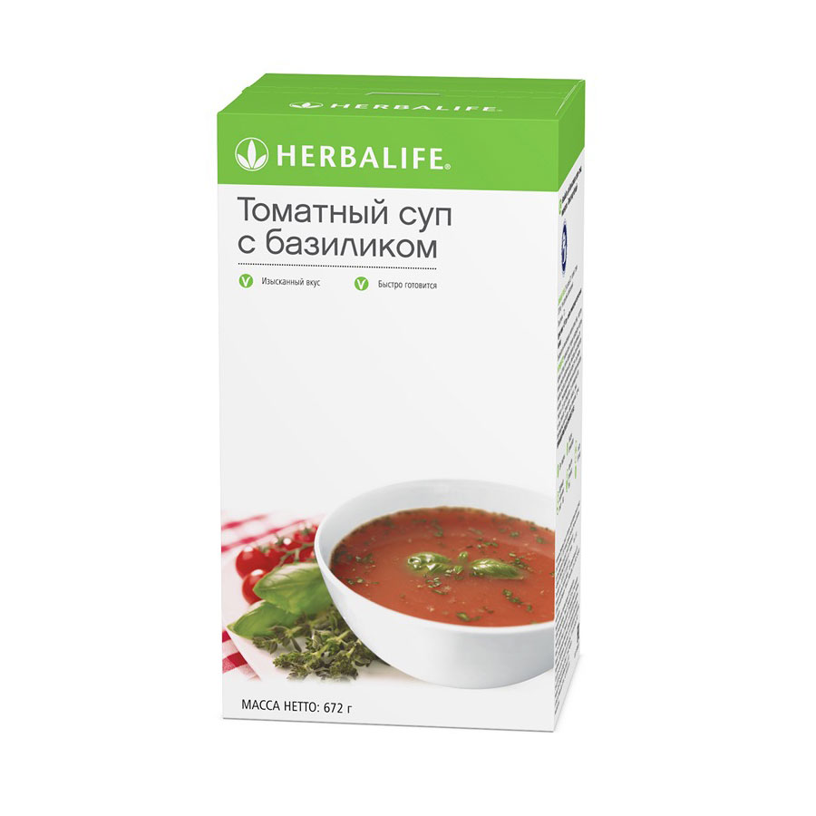 Томатный суп с базиликом